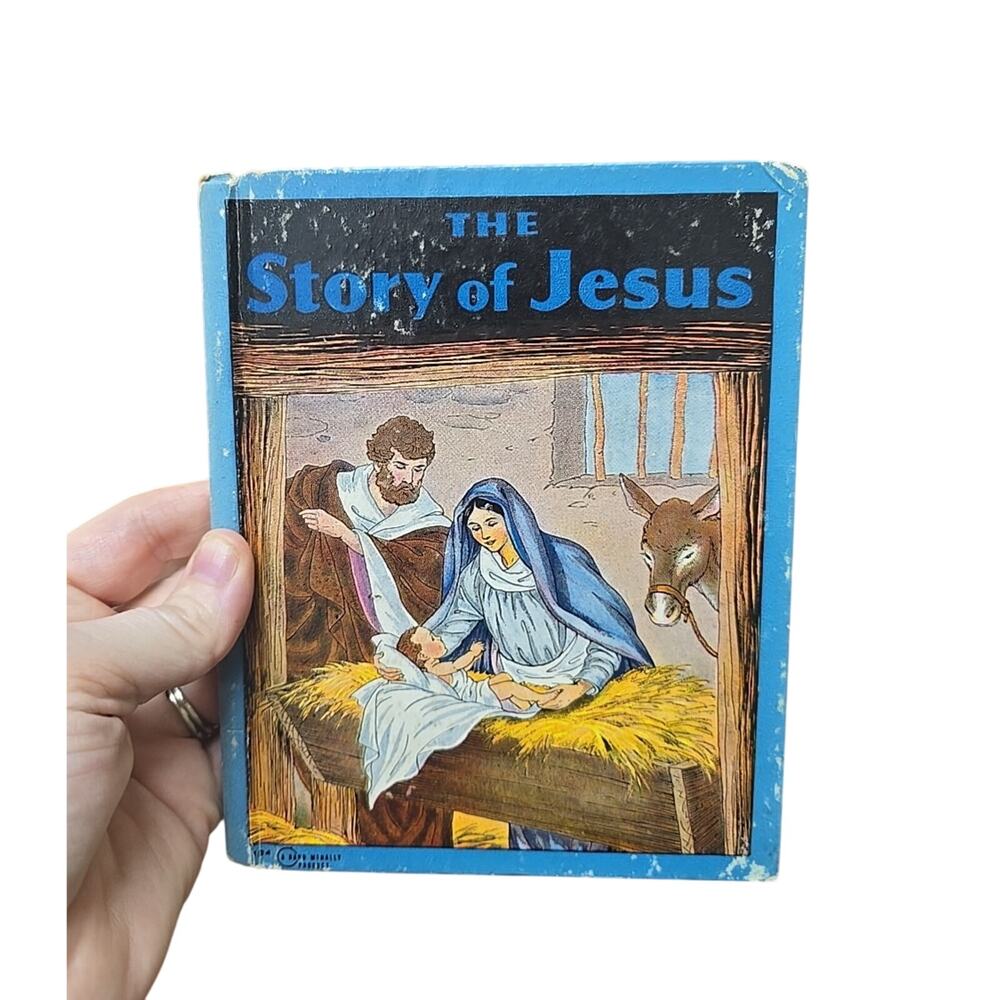 Vintage‎ 1935 The Story of Jesus by Gloria Diener Hardcover Children's Book